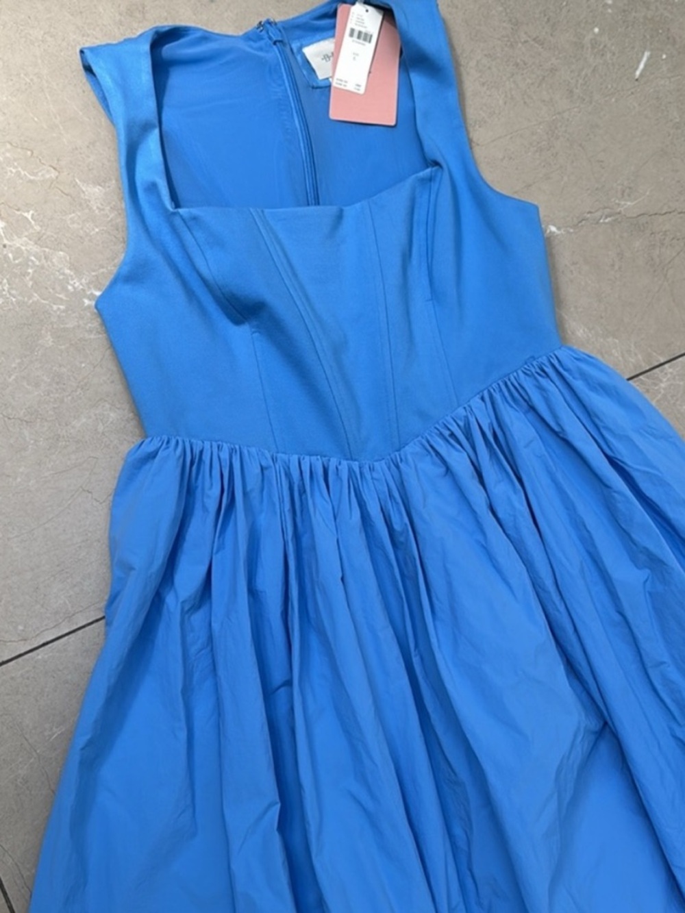 NWT BHLDN Josie Scoop-Neck Corset Fit & Flare Maxi Dress Size L - Picture 7 of 8